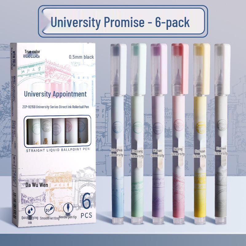 True Color University Promise Rollerball Pen: Ideal for Students, Problem-Solving, and Signing Documents