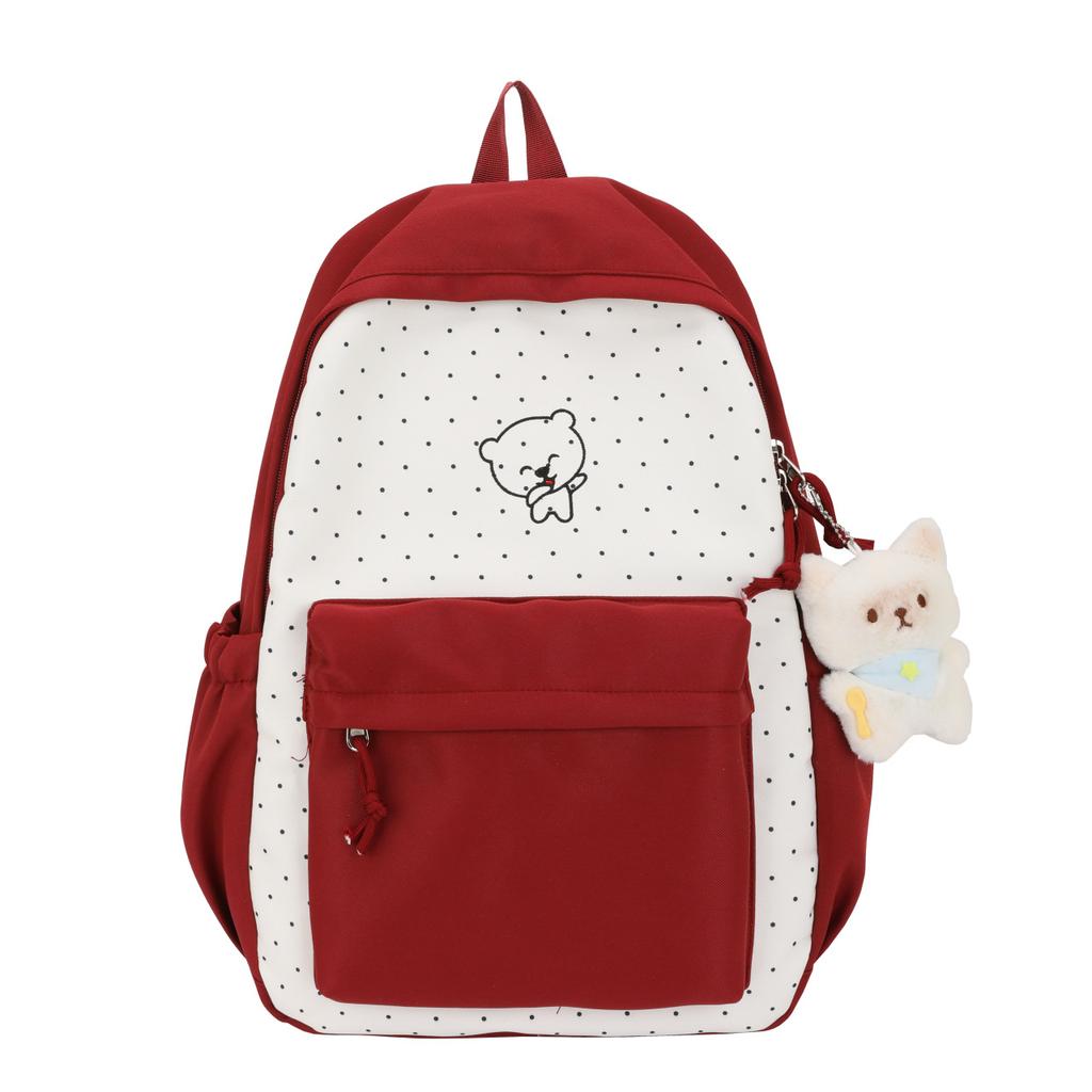 Schoolbag new Japanese ins style cute girl cartoon backpack student schoolbag large-capacity commuter anti-splashing backpack