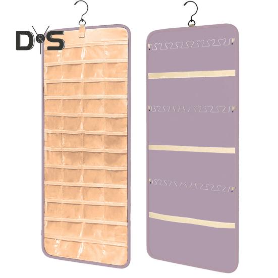 Hanging Jewelry Organizer Necklace Holder Large Capacity Anti-tangle Earrings Rings Hanger Jewelry Display Rack