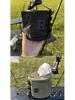 Multifunctional Outdoor Tissue Storage Bag with Light Pole Hanging Feature