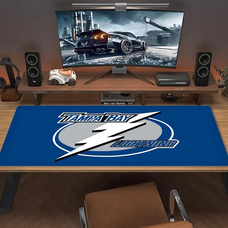 Tampa Bay Lightning Color Mouse Pad Large Gaming Table Cushion Non-slip Laptop Tablet Big Mousepad XXL Mat Mini PC Playmat With Lock edge