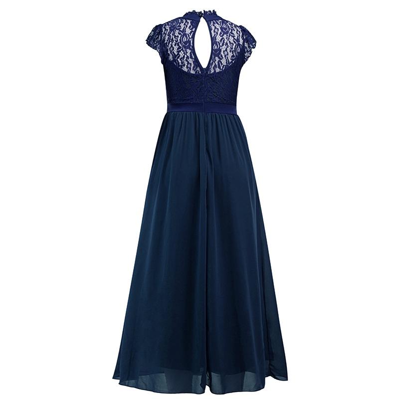 Elegante Vestido de Encaje Hueco para Mujer para Fiestas de Cóctel Ocasiones Formales de Noche