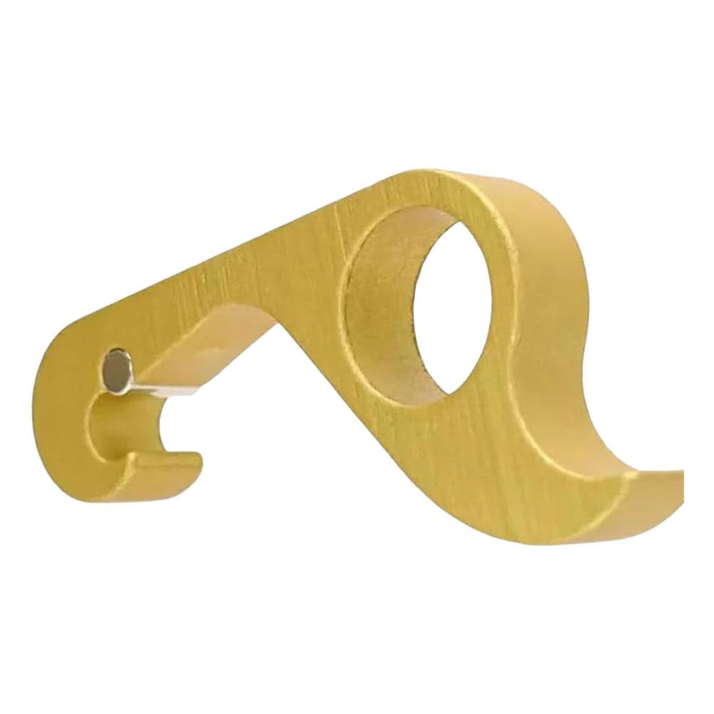 

Открывалка для бутылок одной рукой Эргономичная металлическая открывалка для банок Многофункциональный ручной удалитель крышек Нескользящая открывалка для крышек бутылок для бара вечеринки жёлтый