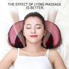 16 Heads Electric Neck Back Heat Massage Pillow Shiatsu Shoulder Deep Kneading Massager Infrared therapy for shiatsu