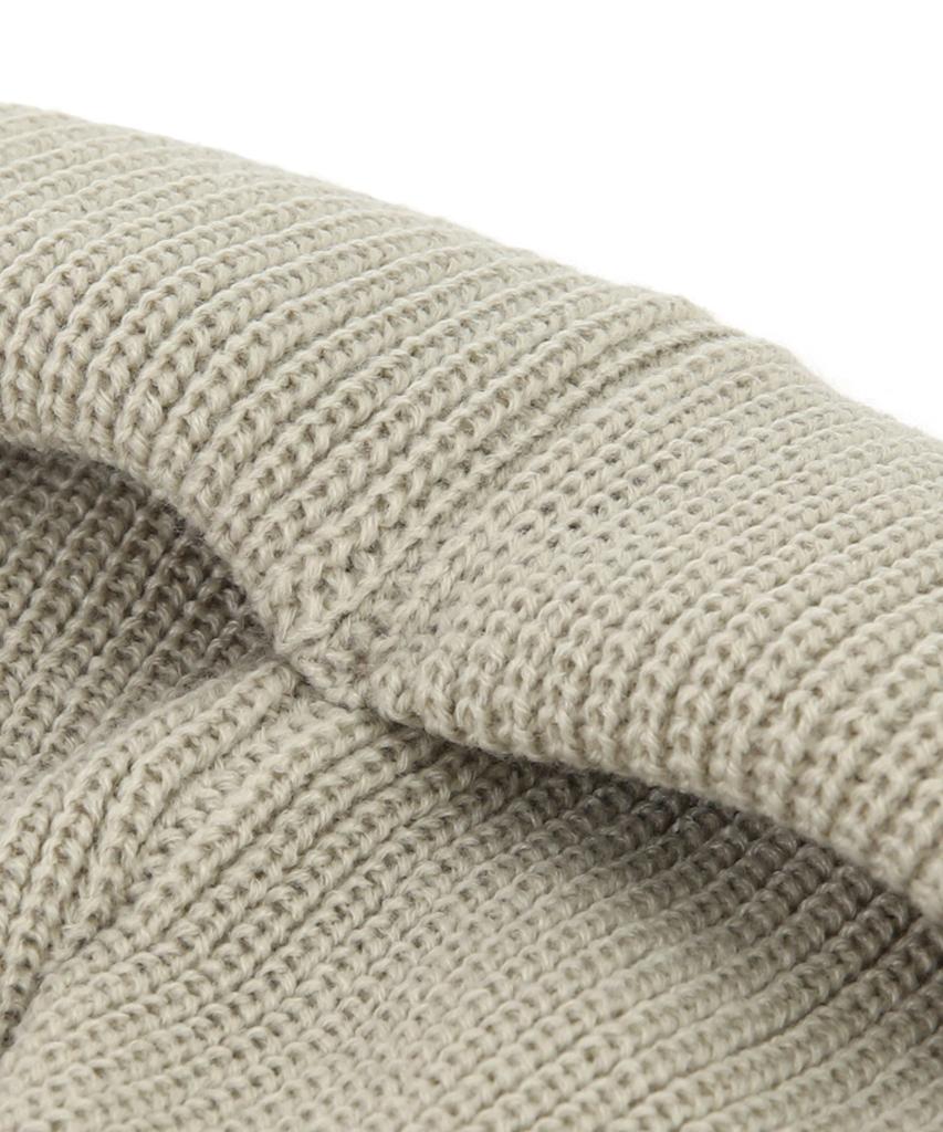 Eondeokeonteulolseutyudio Winter Short Beanie Double Roll Up Beanie / Ac / Field Oatmeal