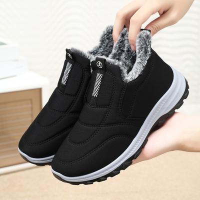 Baumwollschuhe, Winter-Oversize-Baumwollstiefel, Einstiegsstiefel mit zusätzlichem Samt und dicken Wanderstiefeln, Outdoor-Schneestiefel