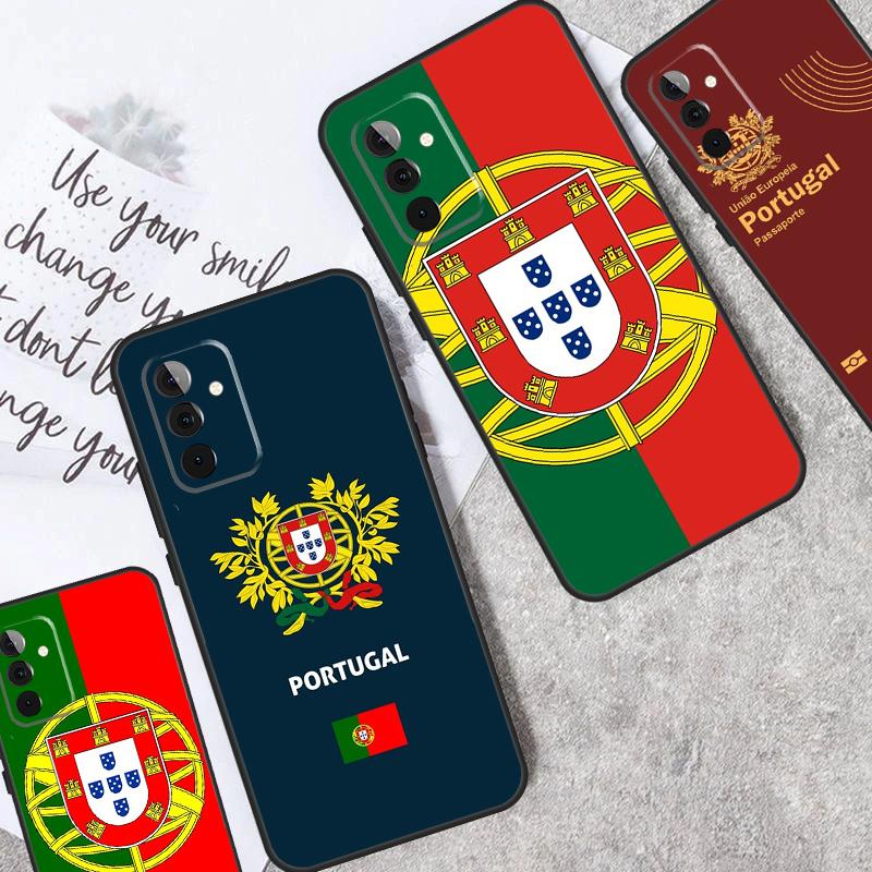 Portugal Passport Flag Case For Samsung Galaxy A14 A24 A34 A54 A53 A33 A13 A52 A32 A22 A12 A71 A51 A15 A25 Coque