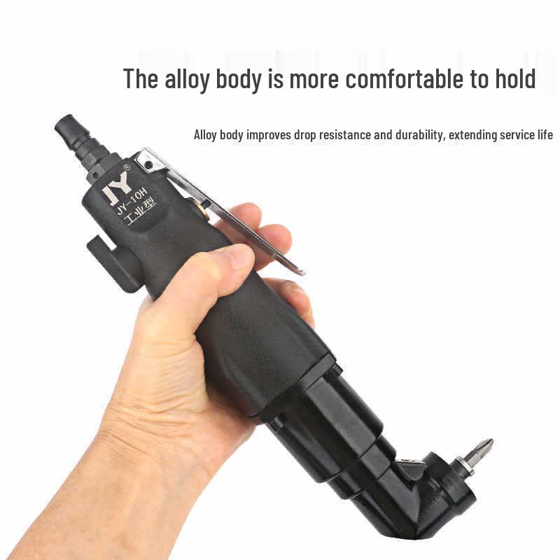 HK 90-Degree Angled Head Pneumatic Air Screwdriver, 5H 10H, Right Angle for Auto Repair