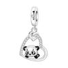 Cute Panda Charm Beads For Bracelet DIY Jewelry Making Accessories Cartoon Pendant Stringing Supplies Craft Parts