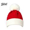 Breathable Warm Winter Hat Women Christmas Elf Hat, Cozy Knit with Pom Casual Accessories for Pom, Stretchy Skull Cap Outdoor Cold Weather Soft