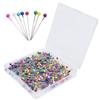 600Pcs Sewing Pins 38mm Long Different Colors Wide Application Durable Straight Pins for Clothing