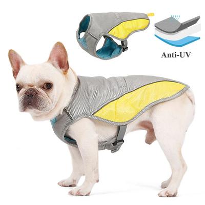 Kühlweste für Hunde Heißes Wetter Sommerhundejacke mit Verdunstungskühl-Mikrofasertechnologie UV-Schutzshirt Verstellbar