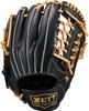 ZETT Youth Baseball Soft Black X Pastel Brown Size BJGB74540F Glove, Steer, All-Around, Left-Handed Throw, (1932), L,