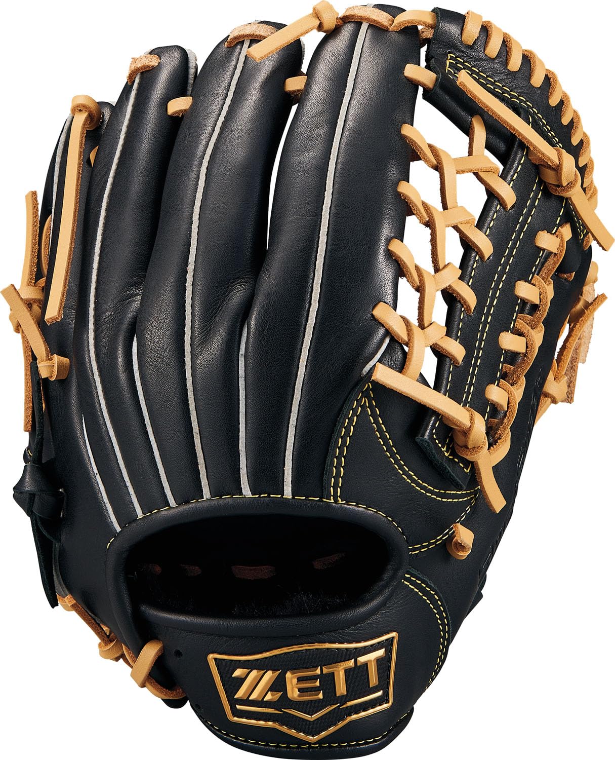 

ZETT Youth Baseball Soft Black x Pastel Brown Size BJGB74540F Glove, Steer, All-Around, Left-Handed Throw, (1932), L,