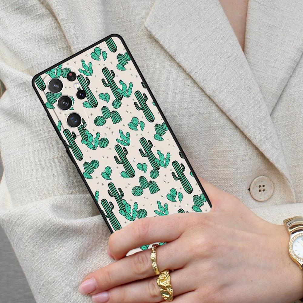 Cactus Avocado Cacto Mexican Plants Cell Phone Case for Samsung Galaxy S26 Ultra S25 S24 S23 S22 S21 S20 Note10 Cover