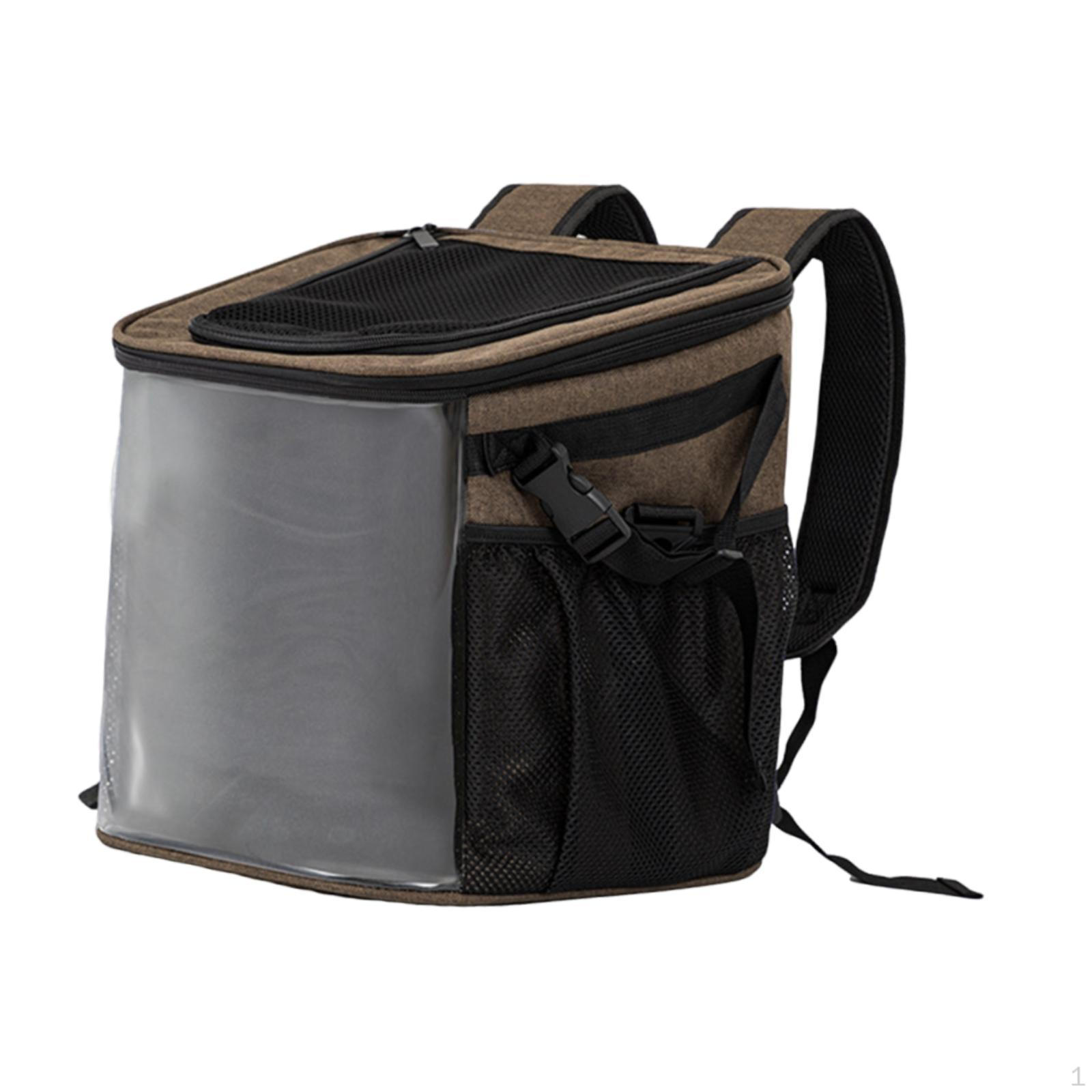 

Pet Basket Carrier System for Dogs, Cat Bag Front, Oxford Material Small Animals коричневый