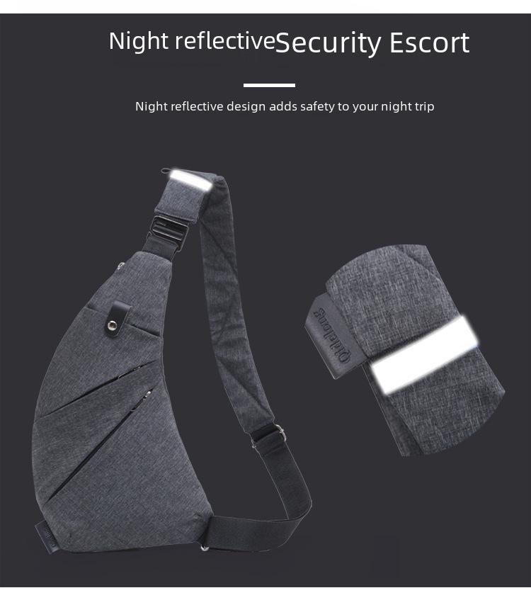 Multifunktions-Schulter- und Messenger-Tasche mit Diebstahlschutz für Herren