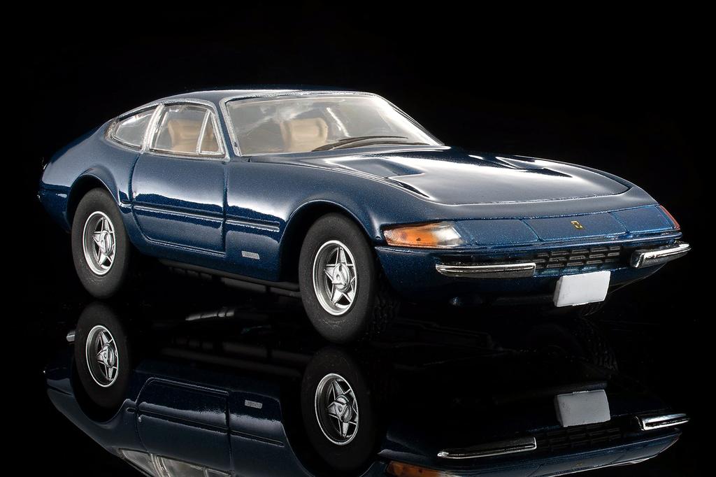TOMYTEC Tomica Limited Vintage LV Ferrari 365 GTB4 Navy Blue 1/64 (Finished Model)