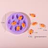 Mini Food Grade Silicone Mold Hamburger Cheese Bread Fries Shaped Diy Dropped Silicone Mold Handmade Decorating Jewelry Tool