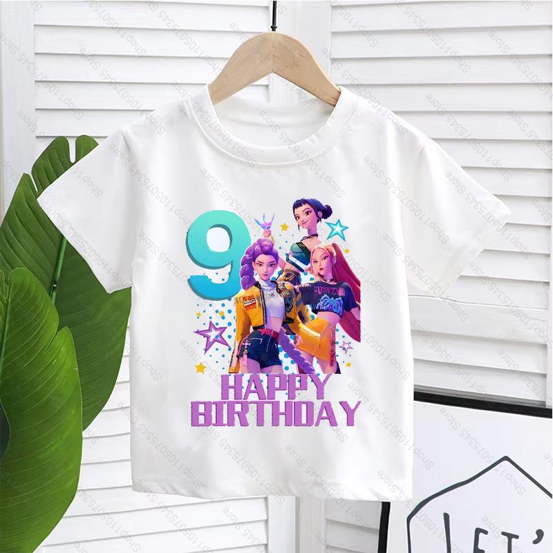Kpop Demon Hunters Children s T Shirt Women Short Sleeve Saja Boys Kids Tee Kpop Demon Hunters Tshirt Girls Boys Family Clothing 100