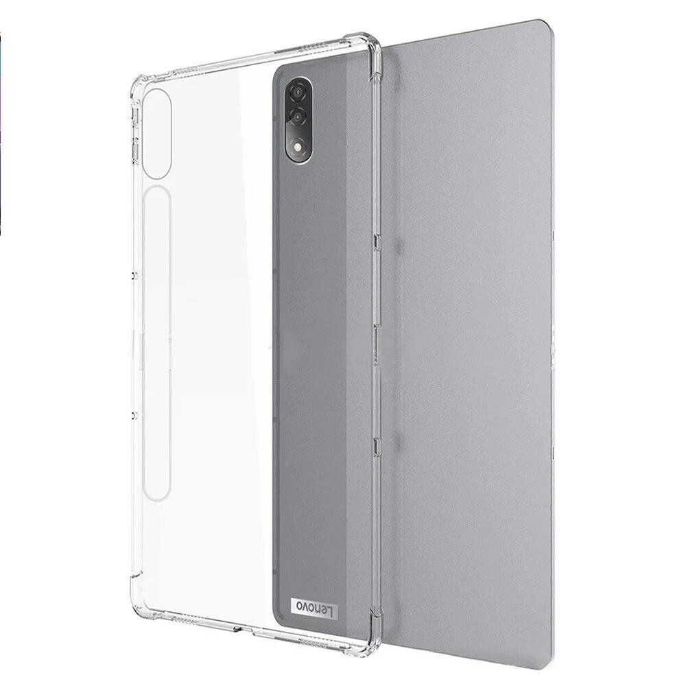 Soft Airbag Transparent Case For LENOVO Tablet Tab P12 Pro TB-Q706F Q706N 12.6 Inch TPU Silicone Jelly Protective Cover