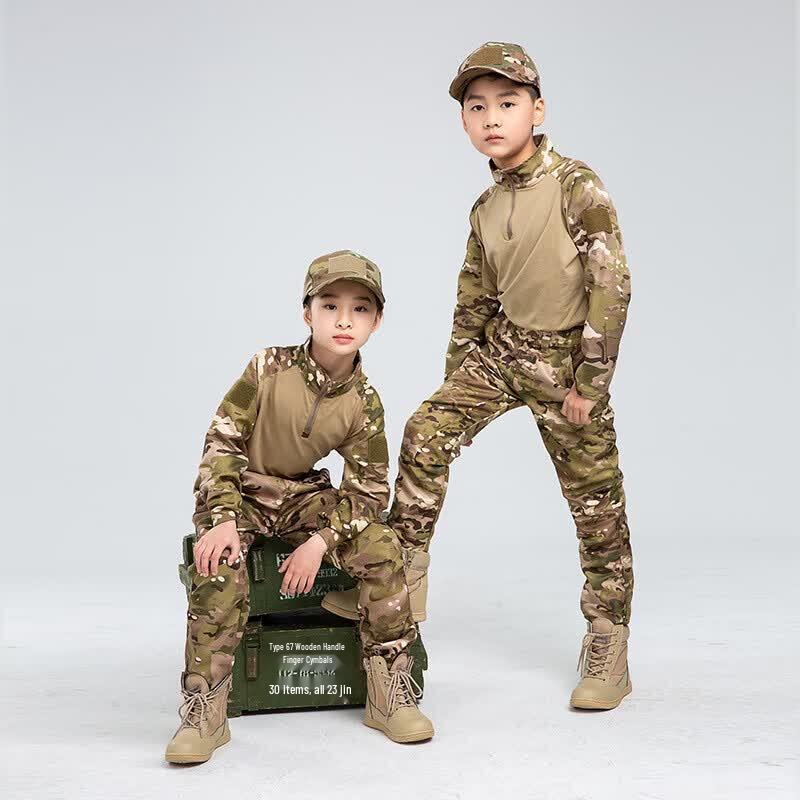 Set Uniforme Mimetica Tattica per Bambini