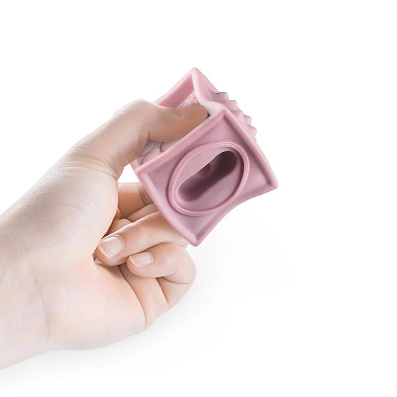 Baby Silicone Building Blocks Montessori Toys for Babies Squeeze Stacker & Teething Toys Early Learning Toy Toddler Boys Girls