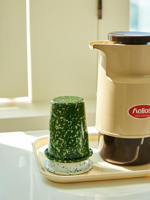 eding Milky Way Enameled Short Tumbler S 265ml 3 Colors 3. Amazonas Green