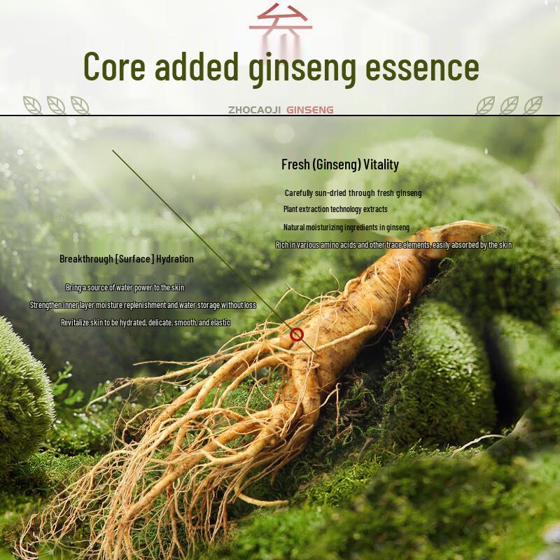 Zhongcao Collection Ginseng Hydrating & Moisturizing Skincare Gift Set