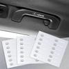 Car Steering Wheel Badge Stickers Car Door Handle Label Decal For IS250 IS200 CT200h GS300 LS430 RX450h LX570 IS300
