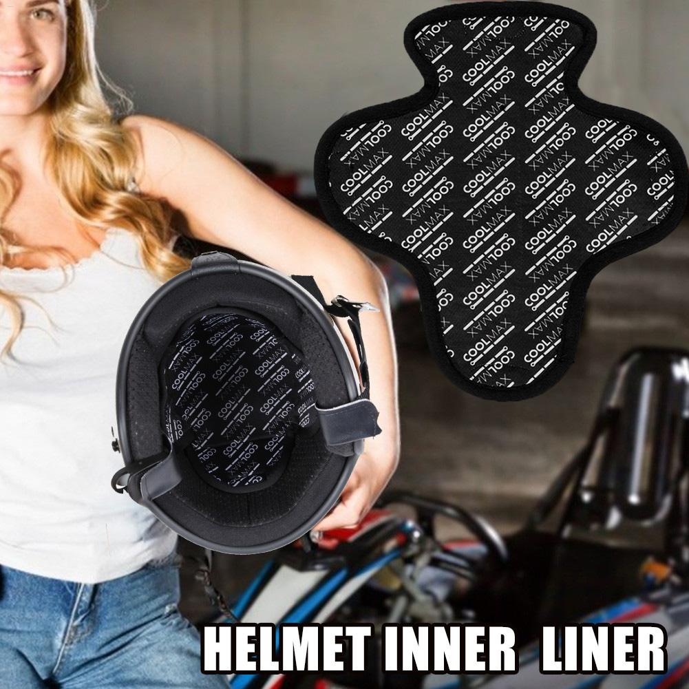 Motorcycle Helmet Liner Breathable Sweat Wicking Helmet Cushion Pad Quick-drying Motorcycle Helmet Cushion Inner Lining