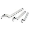 Square/Round Head 1PCS Adjustable Wrench Hook Spanner CR-V Spanner Key for Round Bolt Hand Tools 19-51/32-76/51-120mm