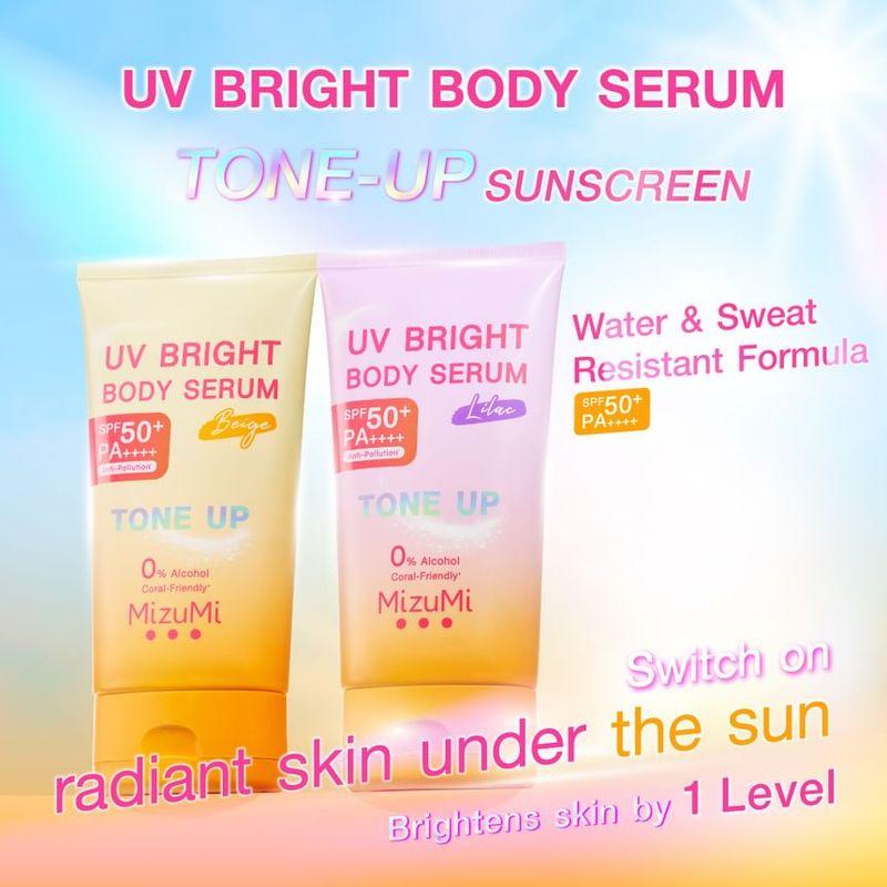 MizuMi - Siero Corpo Illuminante UV Tonalità Beige SPF 50+ PA++++