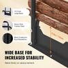 Metal Outdoor Firewood Racks Wood Storage Holder Fireplace Heavy Duty Firewood Pile Storage Rack Large Capacity Waterproof Stand