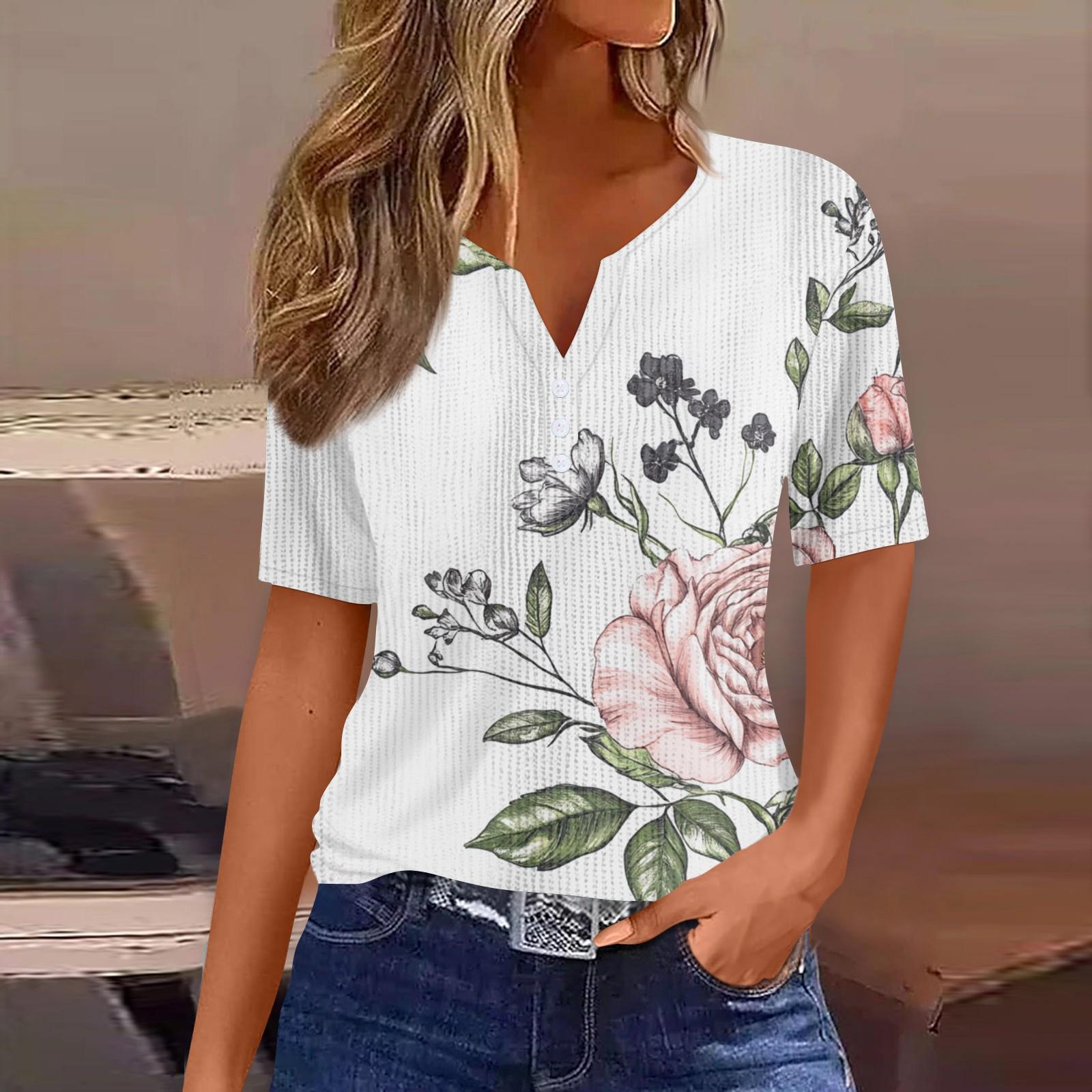 

Женская футболка с коротким рукавом и принтом в полоску и воротником-стойкой XL белый