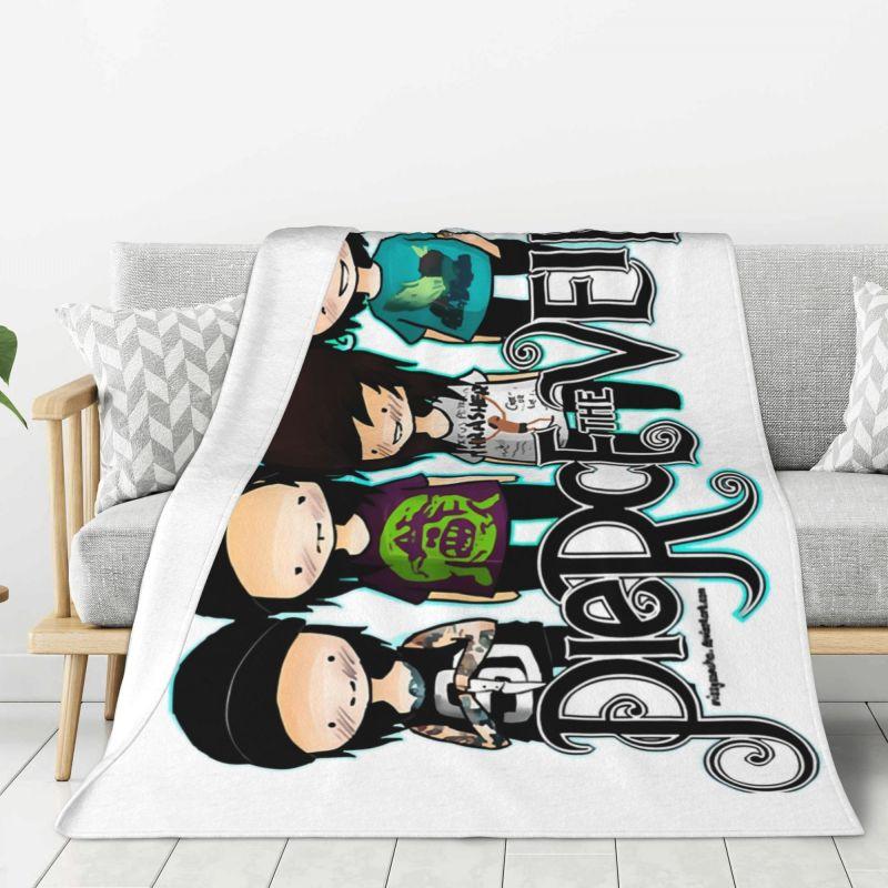 Custom Pierce Veil Romantic Memories Blankets Warm Flannel Throw Blanket for Home Sofa Office Travel