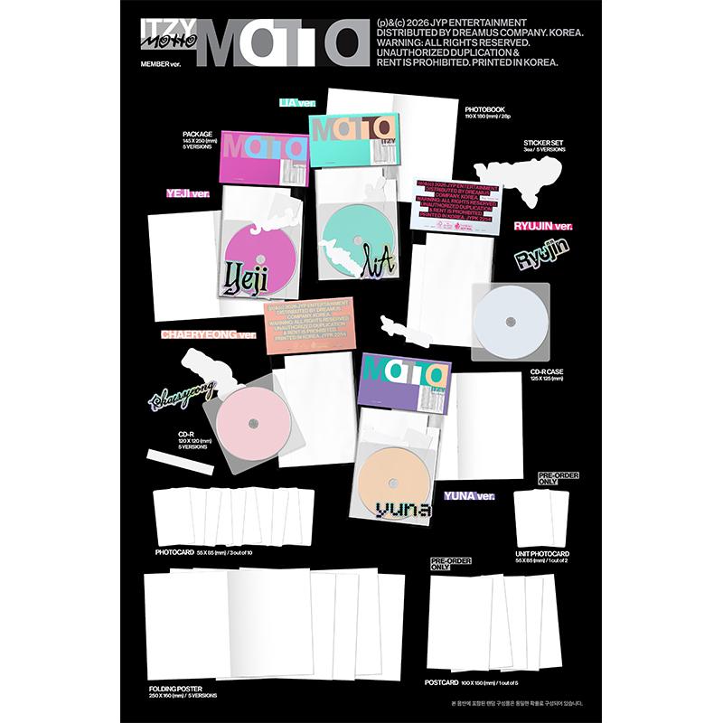 [Pre-order] ITZY - [Motto] SET 4EA