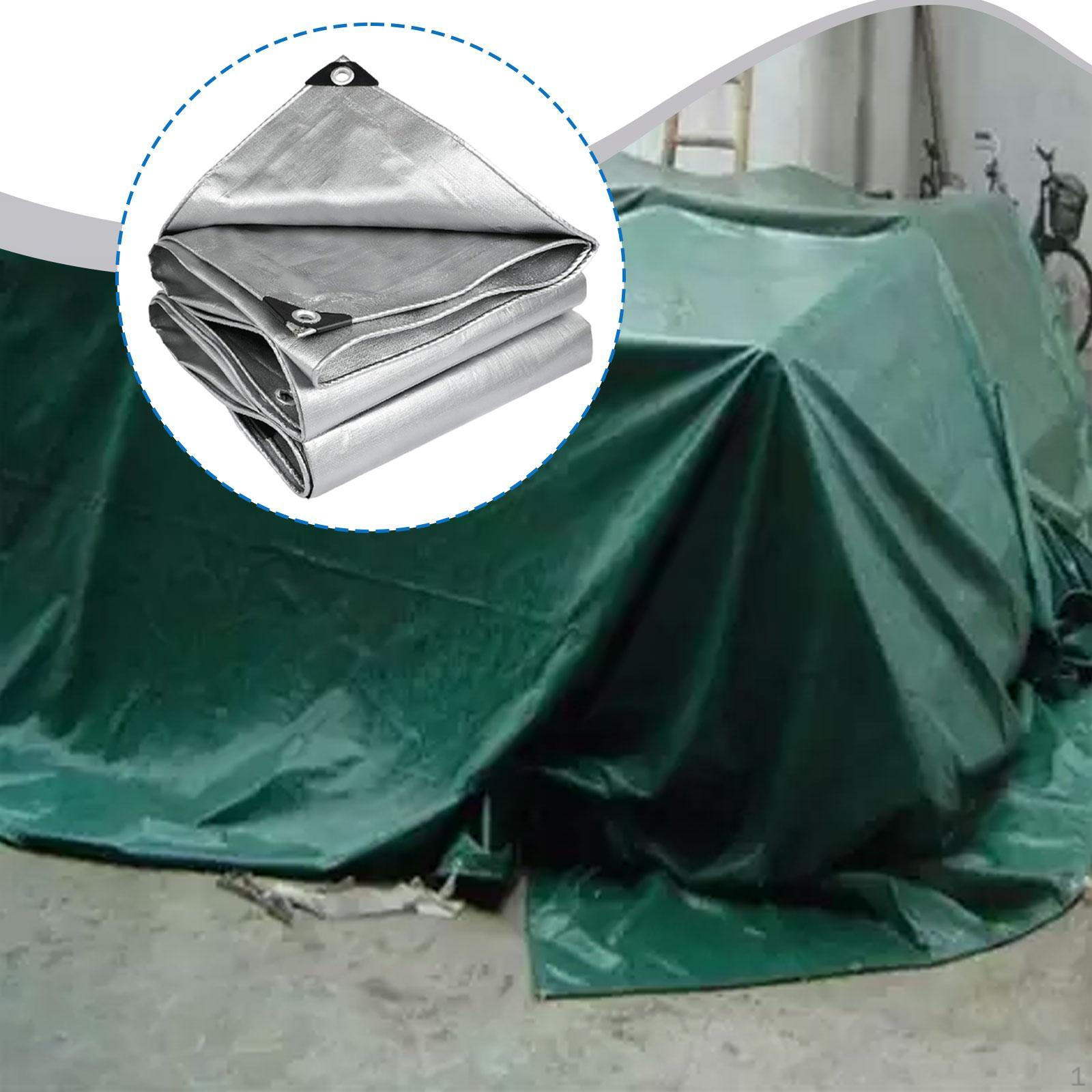 

Тент-чехол Брезент Устойчивый к разрывам Многофункциональный для многократного использования Водонепроницаемый 2mx4m