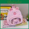 Capybara Plüschrucksack für Kinder mit Reißverschluss und atmungsaktivem Design