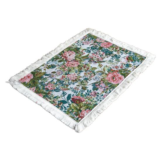 Quaste Tischset Pastoralen Stil Blume Ölgemälde Ästhetische Runde Form Parteien Hochzeiten Bankette