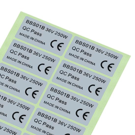 100 ks samolepek na motory kol, příslušenství, vodotěsné, snadno instalovatelné, 36V/250W 48V/750W, samolepky na elektrická kola pro Bafang