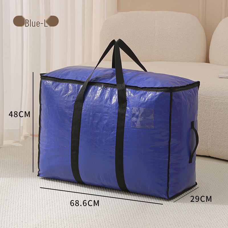 Водонепроницаемая складная сумка для хранения одеял - Большая вместимость, портативная хлопковая сумка-тоут