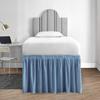 Ruffled Bed Skirt Solid Color Wear Resistant Washable Non-Fading Extra Long College