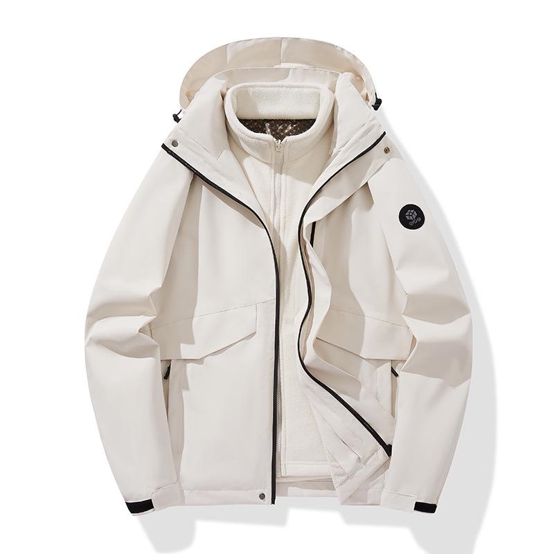 Dámská větruodolná teplá lyžařská bunda tři v jednom s fleecovou podšívkou a grafenem