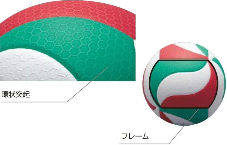 Volleyball Certification Ball Molten Fristatec 4 V4M5000 No.