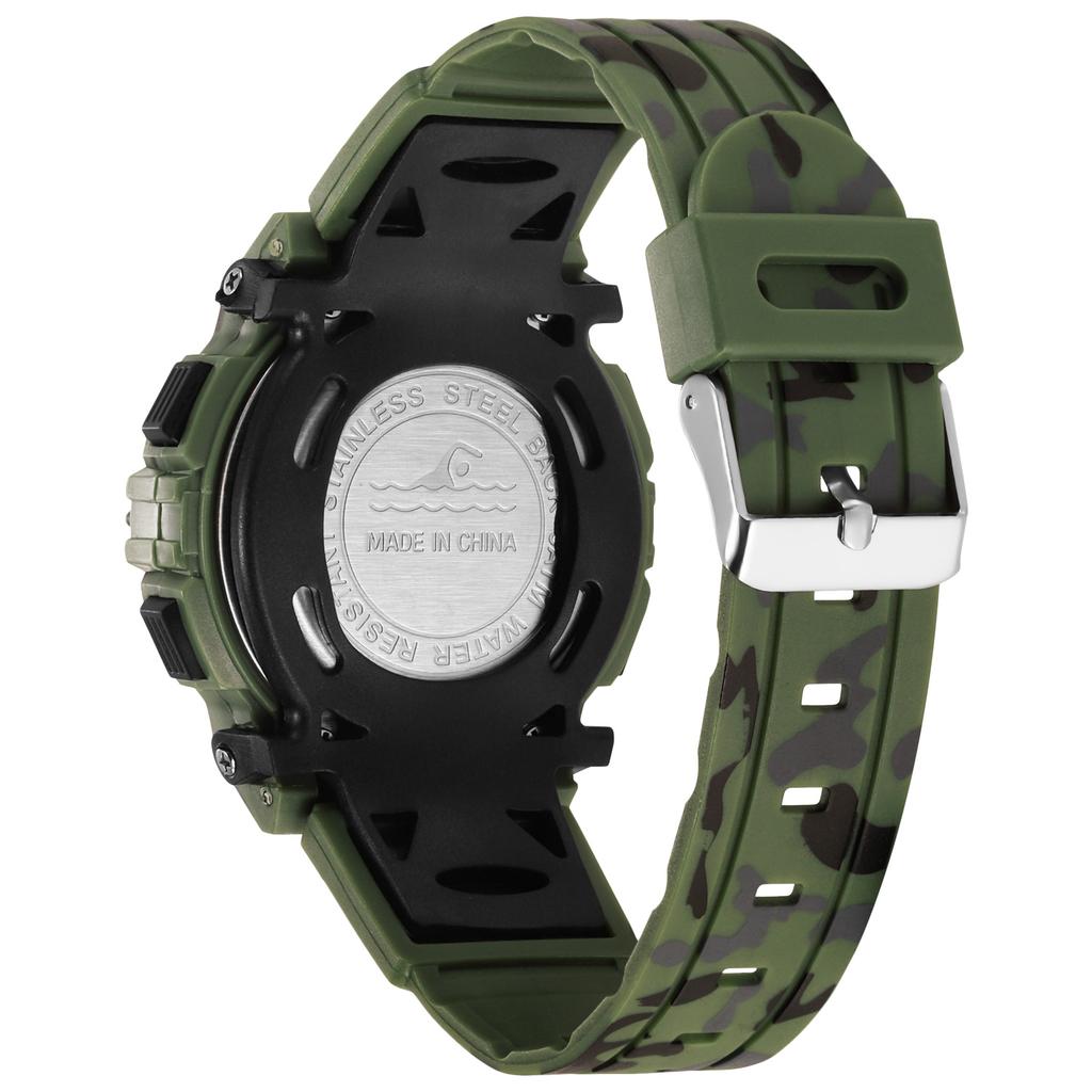 Kinderuhr, Jungenuhr für 3-15-jährige Jungen, Digitale Sport-Outdoor-Multifunktionsuhr für Kinder, 50 M wasserdicht, mit Wecker