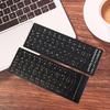 1Pc Standard Matte 3 In 1 Hebrew English Russian Keyboard Stickers Language Letter Film For Pc Laptop Accessories