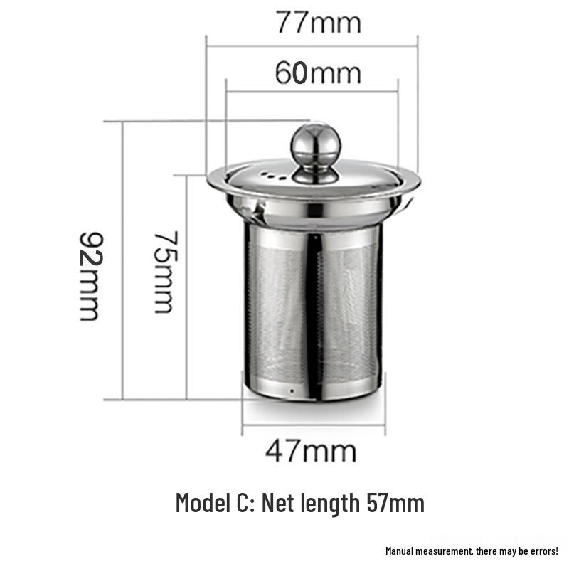 Stainless Steel Tea Strainer Mesh Separator for Teapots