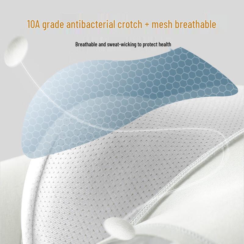 Nanjiren Men's Pure Cotton & Silk Antibacterial Boxer Briefs