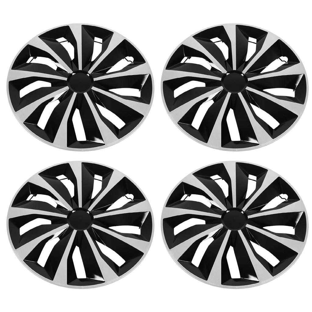 4pcs Hubcap 15 Inch Hubcaps Wheel Covers Replacement for Fiat 500 and Most Cars